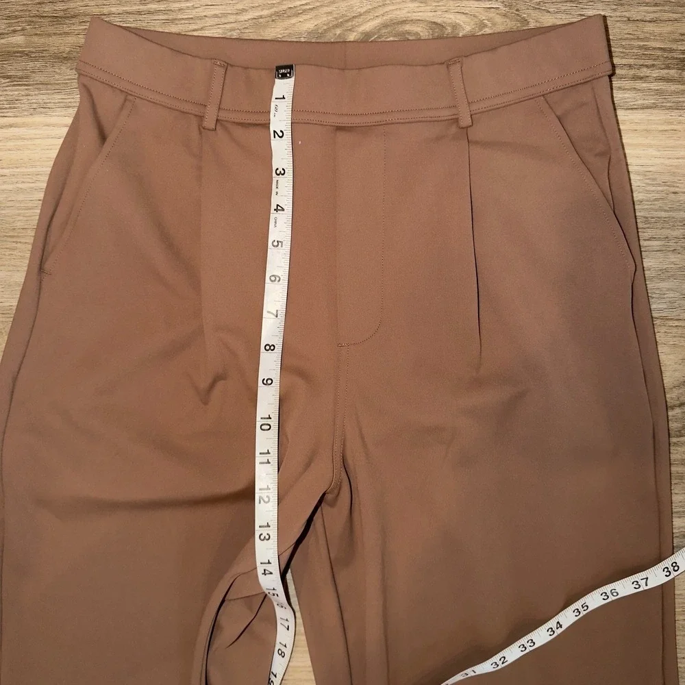 Halara HaloTek Air High Waisted Wide Leg Pants‎ Brown Medium Tall NWT